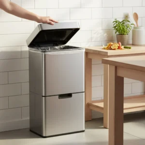 Cubo de basura automático HOMCOM 72L