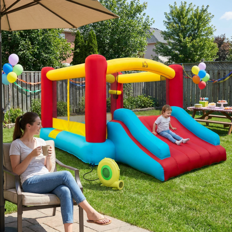 HOMCOM castillo hinchable: qué esperar y cómo encaja en casa