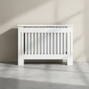Cubreradiador HOMCOM blanco 112x19x81 cm