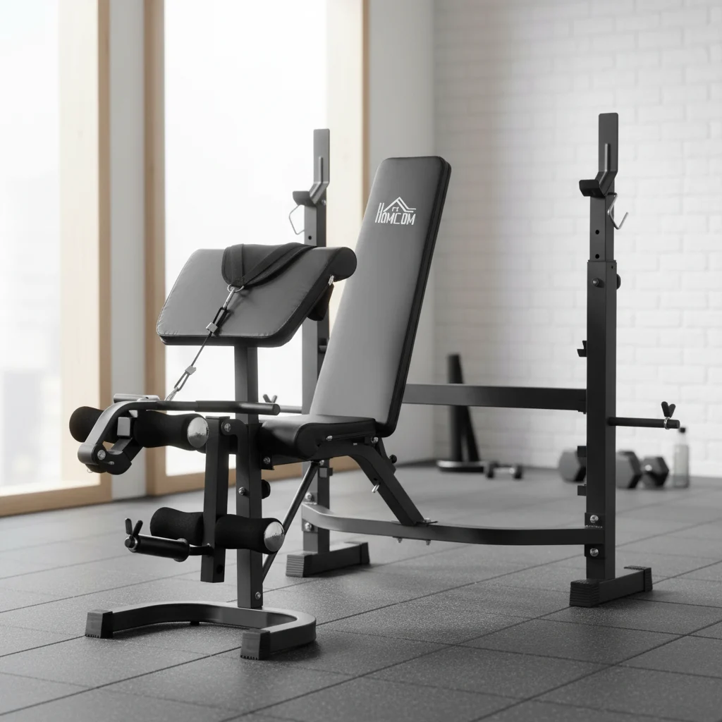 Respaldo inclinable y soporte de barras ajustable