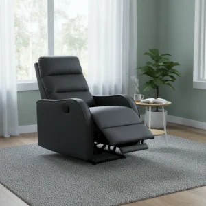 Sillón relax reclinable manual HOMCOM con reposapiés
