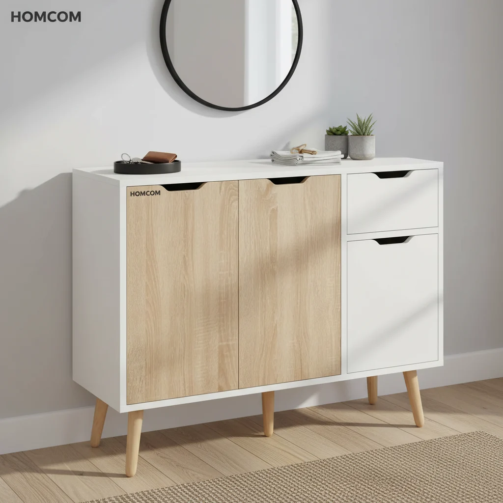 Almacenamiento con 3 puertas y 1 cajón