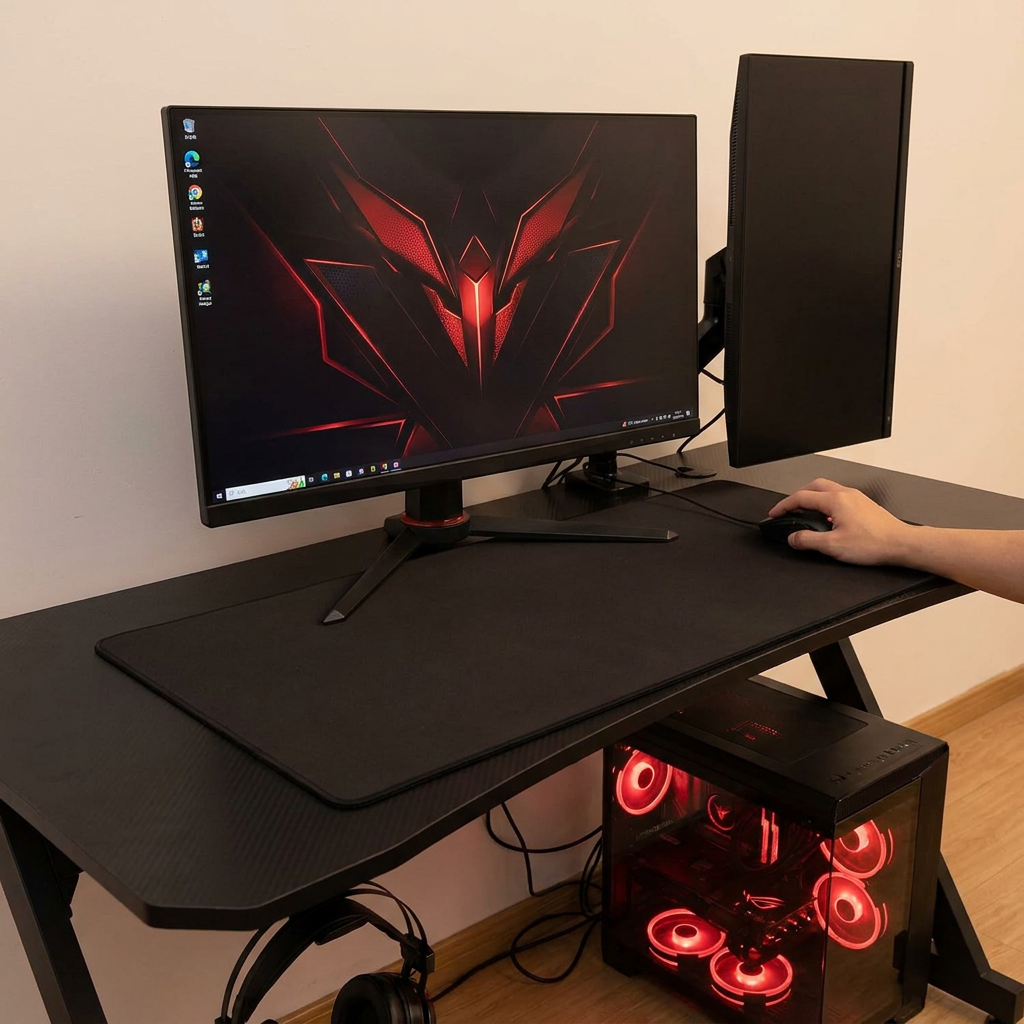 ¿Cabe el setup? Medidas reales, monitores y periféricos