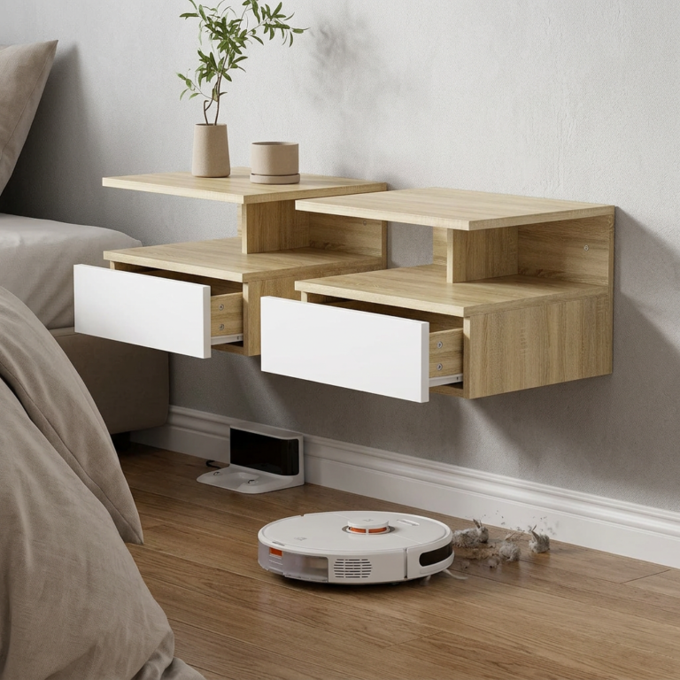 HOMCOM mesita de noche: guía práctica para elegir una flotante