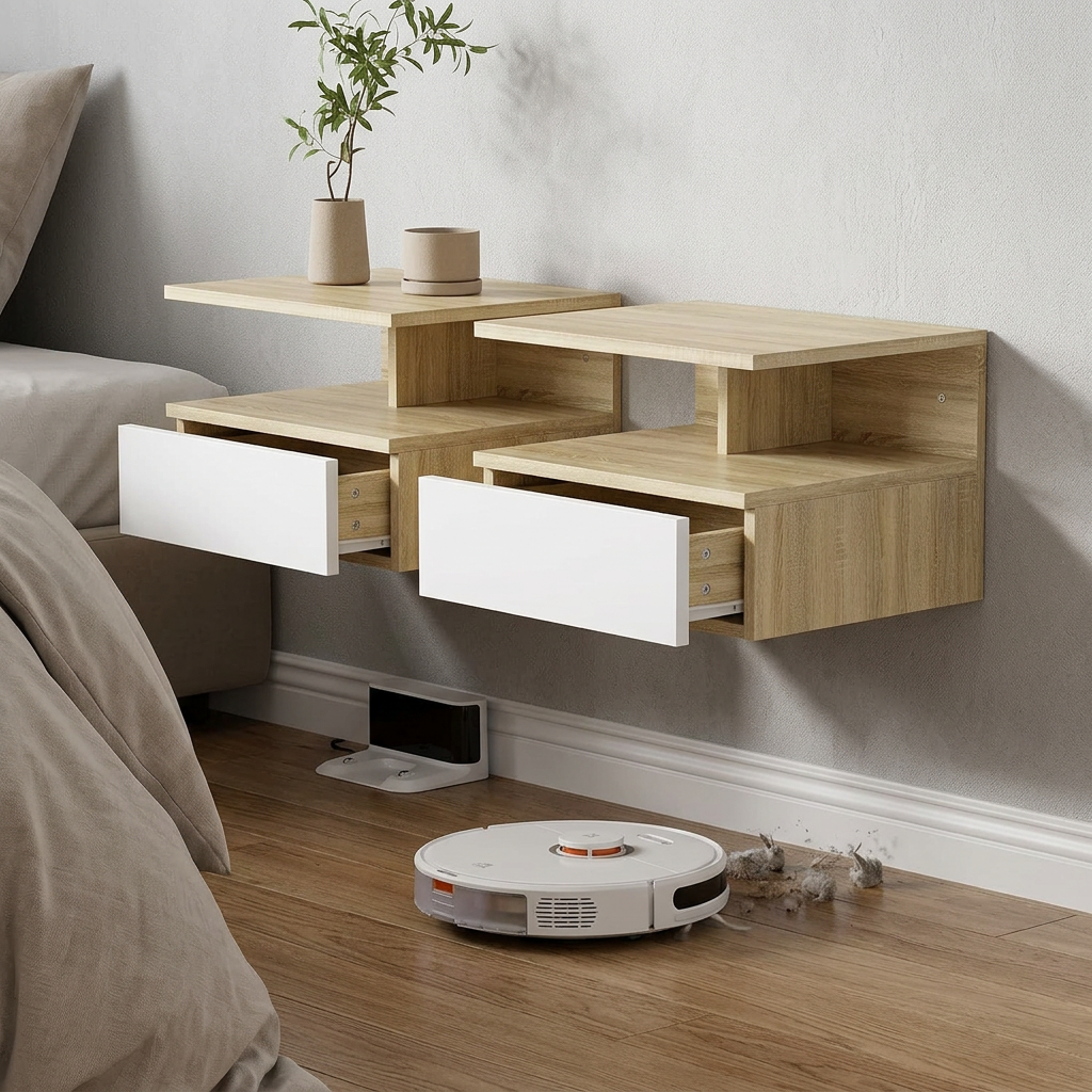 HOMCOM mesita de noche: guía práctica para elegir una flotante - commercial_review