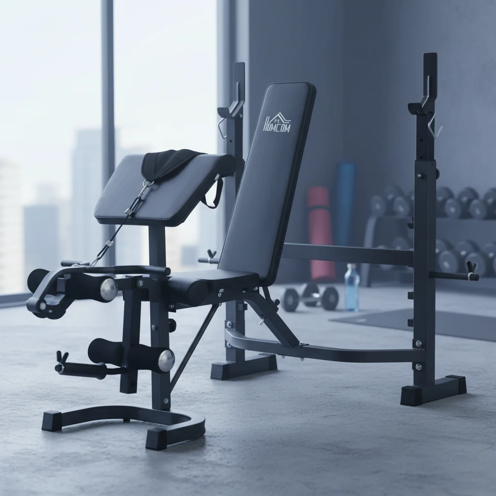 Banco de musculación multifuncional HOMCOM